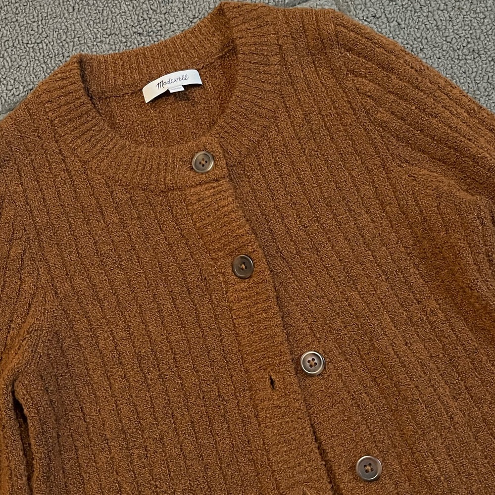 Madewell Merritt Shrunken Cardigan Sweater